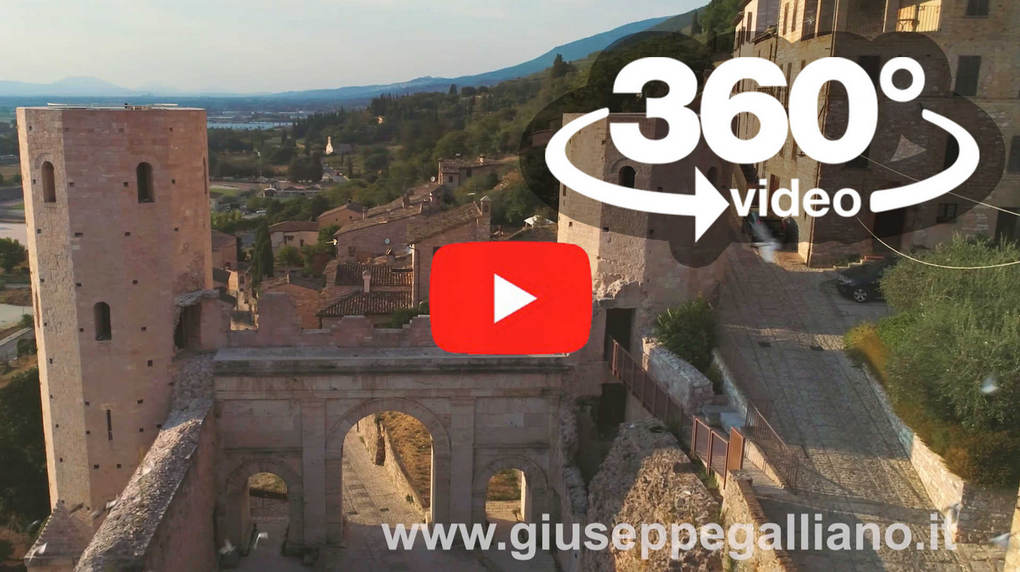 riprese aeree 360 vr spello
